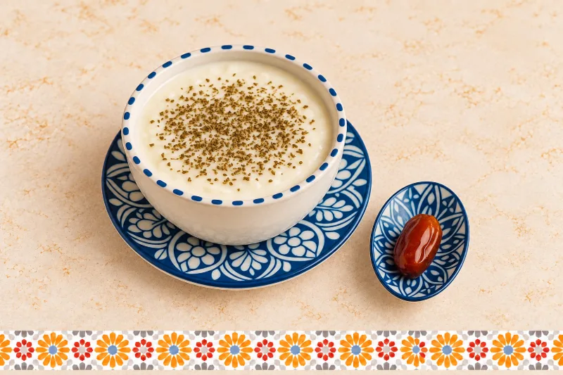 Balboula - Moroccan barley soup breakfast at AMLO Doha Qatar