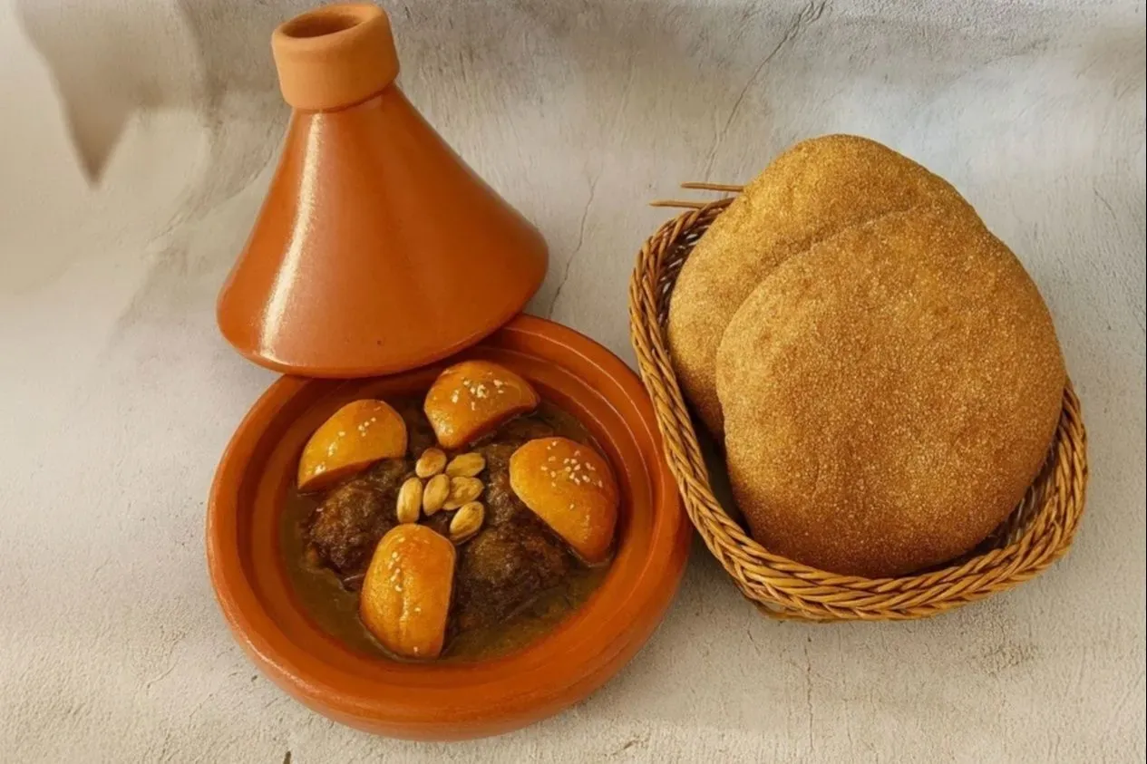 Beef with Quince Tagine - traditional Moroccan dish at AMLO Restaurant Qatar