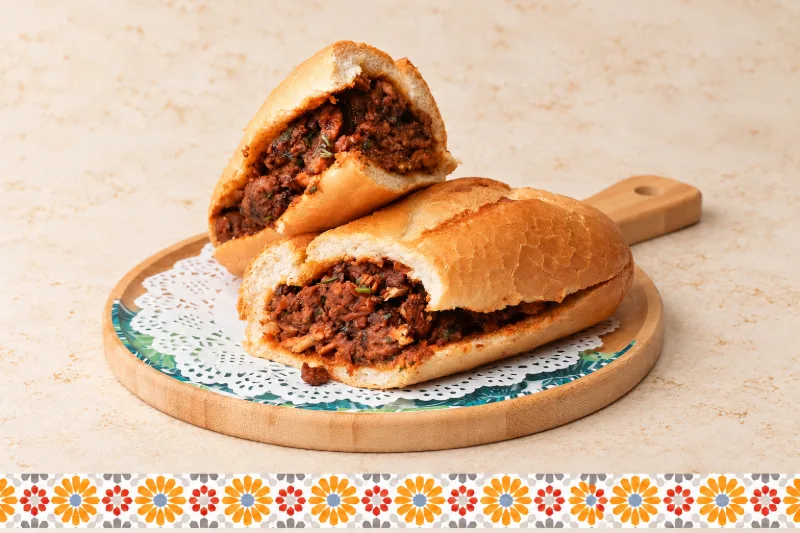 Kofta Sandwich - Moroccan spiced sandwich at AMLO Restaurant Doha Qatar