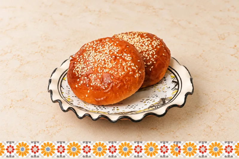 Krachel - Moroccan sesame brioche bread at AMLO Restaurant Qatar