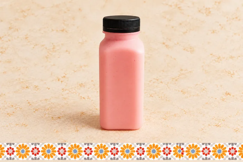 Fresh Raiby Bottle - Moroccan fermented yogurt drink at AMLO Doha Qatar